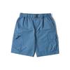 Solid Color Woven Cargo Shorts With Large Pockets Men Shorts Gray Blue VN000GR9P8X