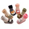 Детские носки для малышей, теплые пинетки, носки с резиновой подошвой для новорожденных, носки для маленьких девочек и мальчиков, детские зимние носки, махровые тапочки
