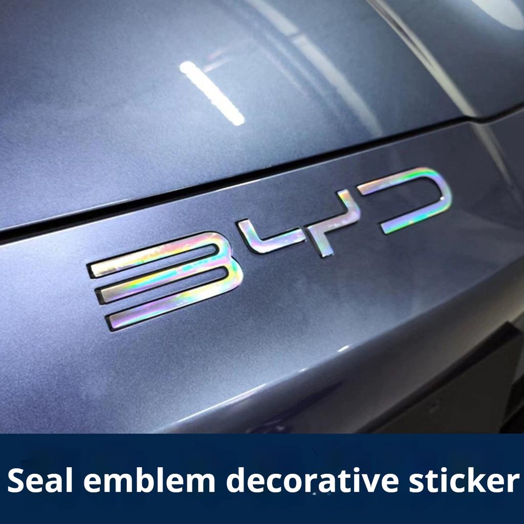 Rstcl5 Для BYD Seal EV 2022 2023 2024 2025 Автомобильная эмблема Декоративная наклейка с изменением цвета