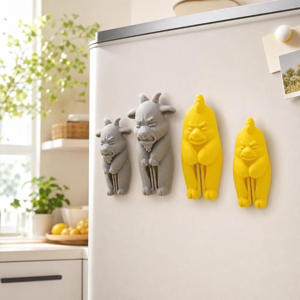 2pcs Sheep Bag Sealing Clips Funny Food Sealer Clips Farm Animal Bag Clip Snack Sealer