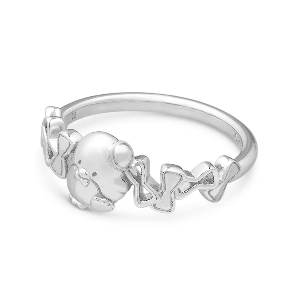 Sanrio Tuxedosam Goods Ring TUXEDOSAM Ring Серебряные аксессуары Present [U-Treasure] Женские (нет. 7)
