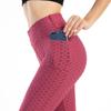 Women Fashionable Pocket Yoga Pants High Elastic Hip Lifting Slim And Sweat Pant