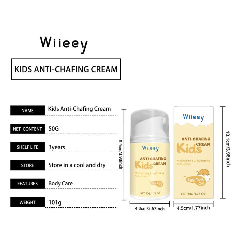 Kids Moisturizing Body Cream Nourishes and Prevents Chafing Gentle Lotion for Daily Skincare Routine