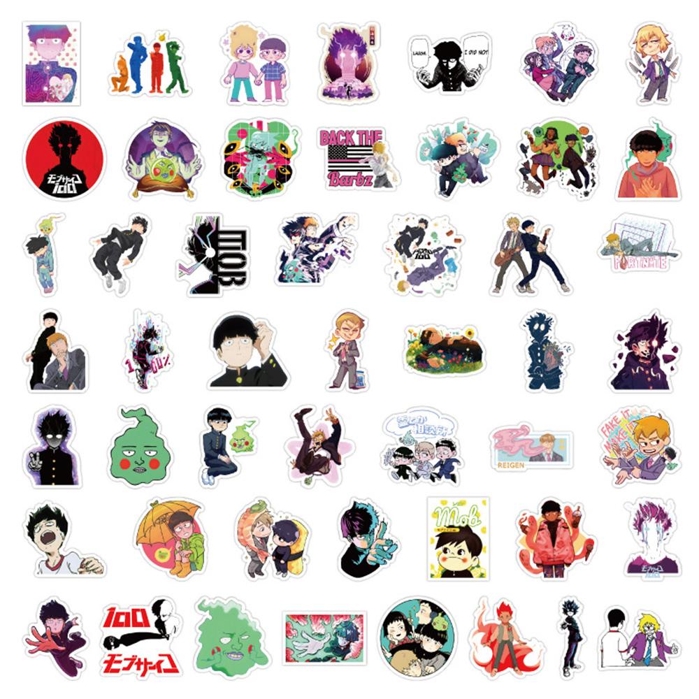 10/30/50/100 шт. Классические аниме-наклейки Mob Psycho 100, Забавные мультяшные декали, Декор для DIY-дневника, блокнота, багажа, Крутая наклейка, Игрушка