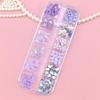 12 Grids Mix Styles Nail Charms Shiny Rhinestones 3D Butterfly Nail Art Decor Pearl Sweet Bow Flower Nail Ornaments DIY