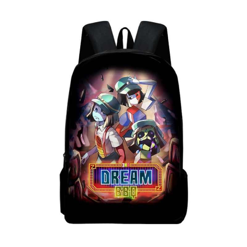 Bbq Dream Ena Student Book Backpack Fashionable Prints Schoolbag Gifts Kids
