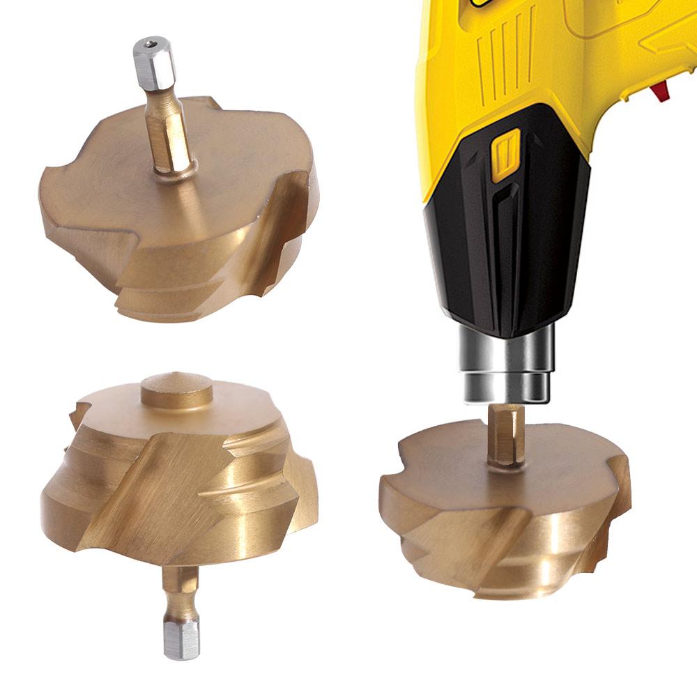 6 шт. Износостойкое ступенчатое сверло для водопроводных труб, развертка для водопроводных труб, инструмент для соединения водопроводных труб