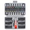 A State-of-the-art Set of 68 Screwdriver Heads of Various Sizes with Ratchet Wrench - Chrome Vanadium Steel Multi-tool Kit