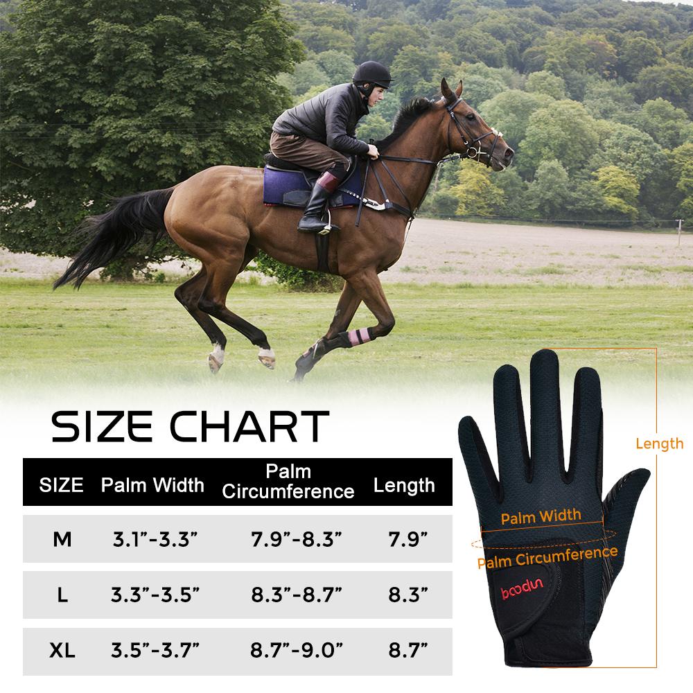 Horse Riding Gloves Outdoor Breathable Equestrian Gloves Equipment for Cycling Biking Running
