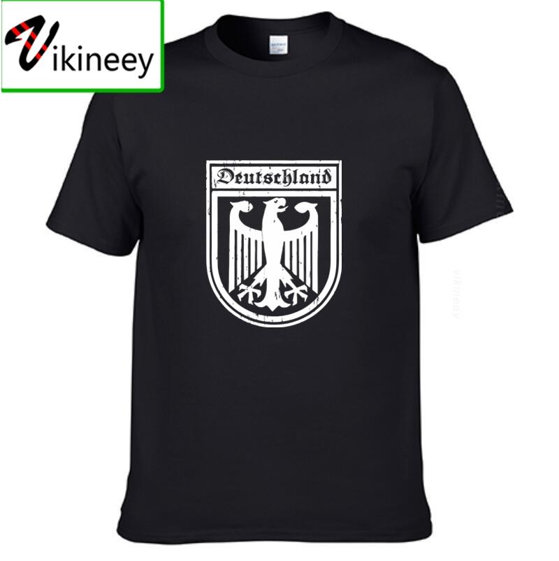 Германия GerUnisex Флаг Герб GerUnisexy Орел Футболка Унисекс Новая Мода Унисекс Круглый Вырез Футболка Харадзюку Топы Рубашки День Отца