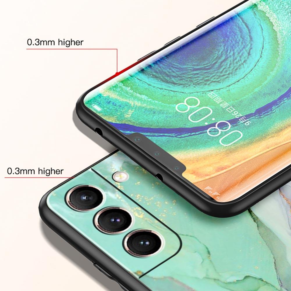Чехол для телефона с мраморными чернилами и помывкой для Samsung Galaxy S23 Ultra S22 S21 S20 FE 5G S10 S10E S9 S8 Plus Note 20, силиконовый чехол-бампер