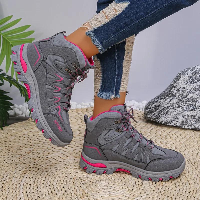 Fashion Women's Designer Sneakers 2024 Autumn Comfortable and Breathable Ladies Casual Shoes Non-slip and Wear-resistant Hiking Shoes