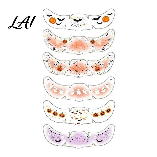 Creative Makeup for Holiday Performances Halloween Tattoo Stickers Temporary Face Decals Party Makeup Realistic Bloodstain Freckle Stickers