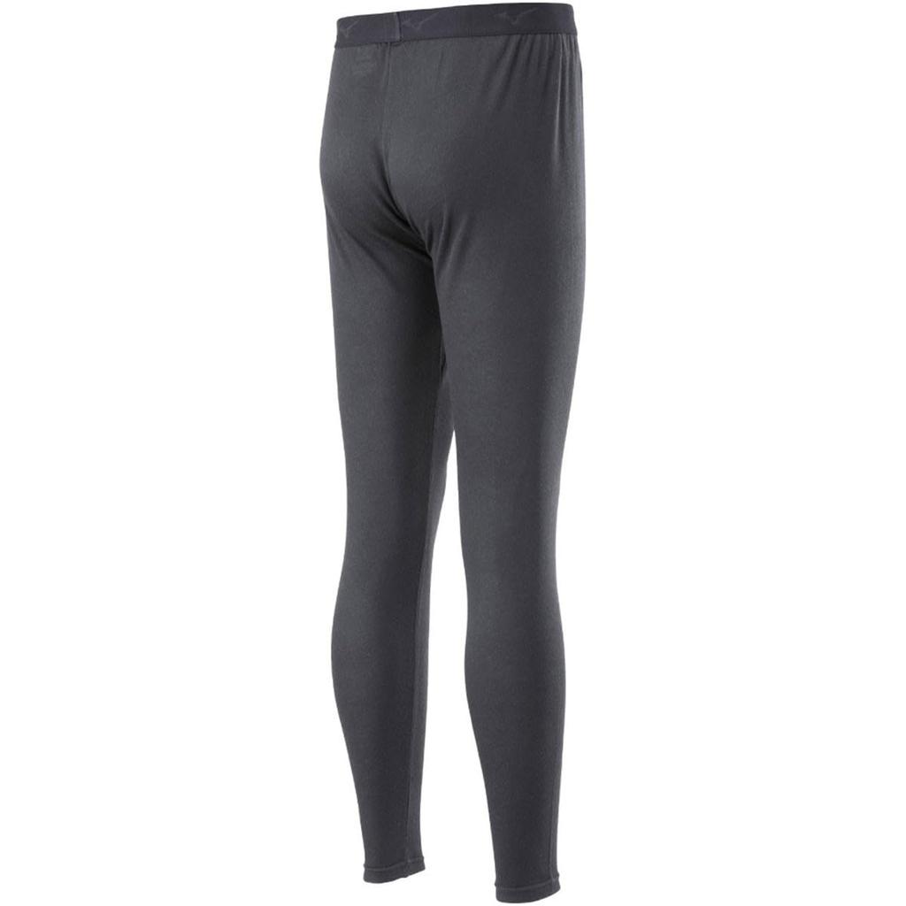 Mizuno Breath Thermo Medium Thickness for Long Tights Size L Medium Underwear, Heat-Generating Innerwear, Active, (Front Opening), Men's, Black,