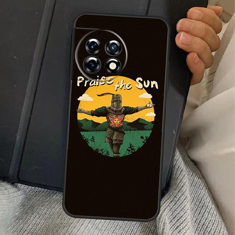 Честь Солнцу Чехол Dark Souls Для OnePlus 13R 12R 10R 13T 10T 8T 15 13 12 11 Nord CE 4 3 2 Lite N20 N30 Nord 5 Чехол