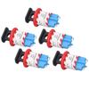 5Pcs Electrical Circuit Breaker Lockout Pin Inward Miniature Insulation Lock for Industrial Power Isolation Area