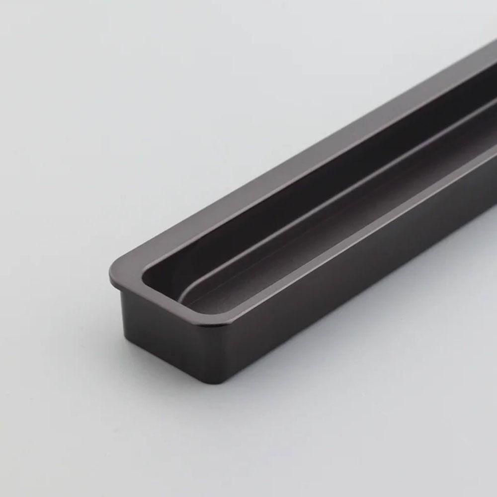 Modern Style Recessed Cabinet Door Handle Metal Slotting Sliding Door Handle Closet