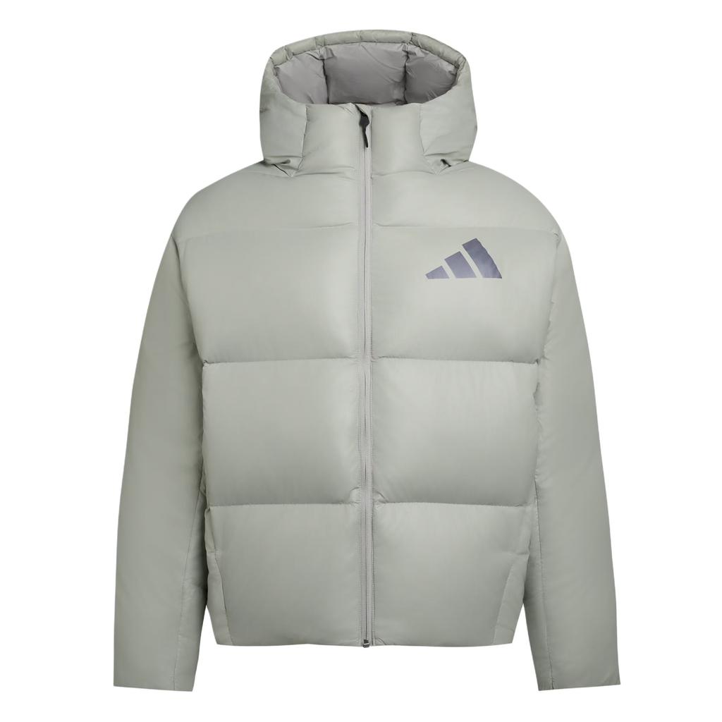 adidas Zne FW25 Black Label Униформа Ветрозащитная Теплая Повседневная Куртка-пуховик на утином пуху 600 Fill Свободного кроя Мужская Верхняя одежда KH3981