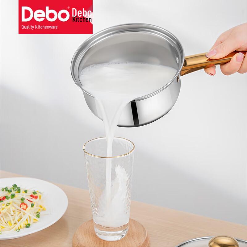 Набор из 2-х кастрюль Debo Velis из нержавеющей стали