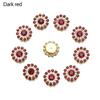 Steel Bottom Hat Accessories Crystal Glass Stone Clothes Decoration Rhinestone Buttons