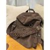 New Commuter Large Capacity Fashionable Versatile Multi Pocket Retro Student Backpack Travel Backpack