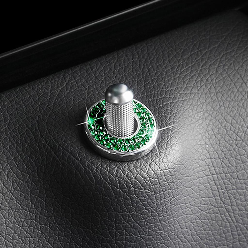 4 Pack Bling Car Inner Door Lock Covers Trim Pull Rod Bolt Stickers Car Interior Bling Rhinestone Decals for C200L