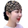 Lace Muslim Headscarf Cap Soild Color Headband Elegant Muslim Headpiece  Women