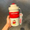 Crayon Small New Нержавеющая сталь Двойной Питьевой Термос Чашка Большая Емкость Кофейная Чашка Для Мужчин и Женщин На Открытом Воздухе Детей Портативная Чашка Для Воды