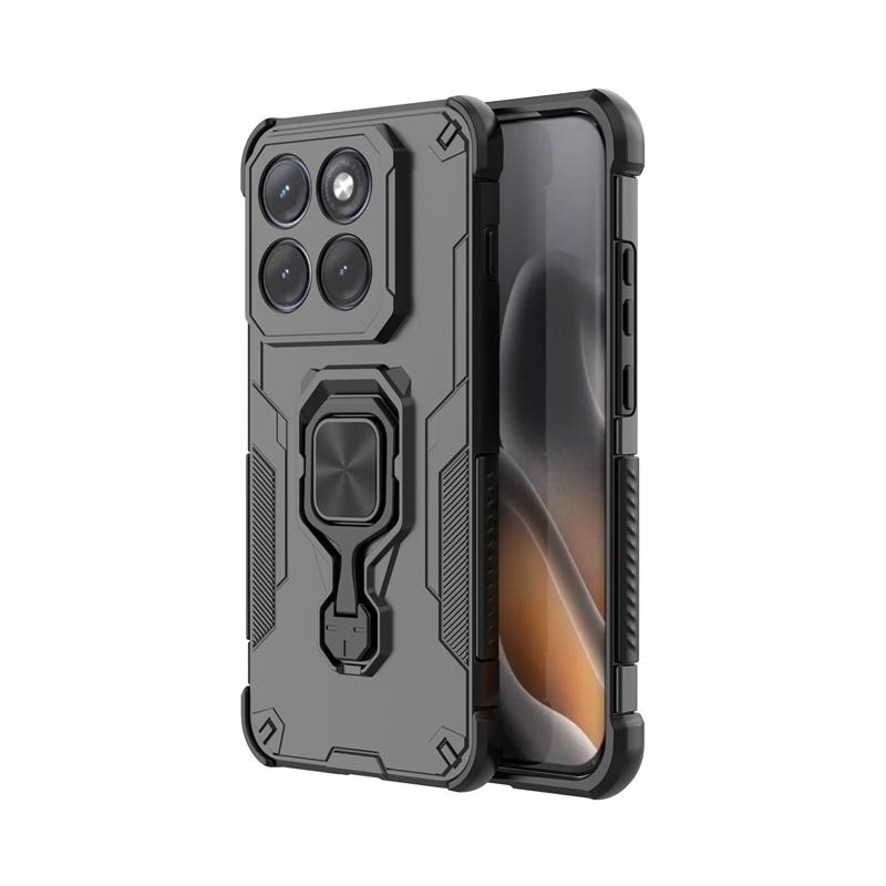 Чехол для Motorola Edge 70 Pro с подставкой для телефона, защитный чехол-книжка Moto Edge 70 Pro Fusion, противоударный чехол из TPU и PC с магнитным кольцом-держателем