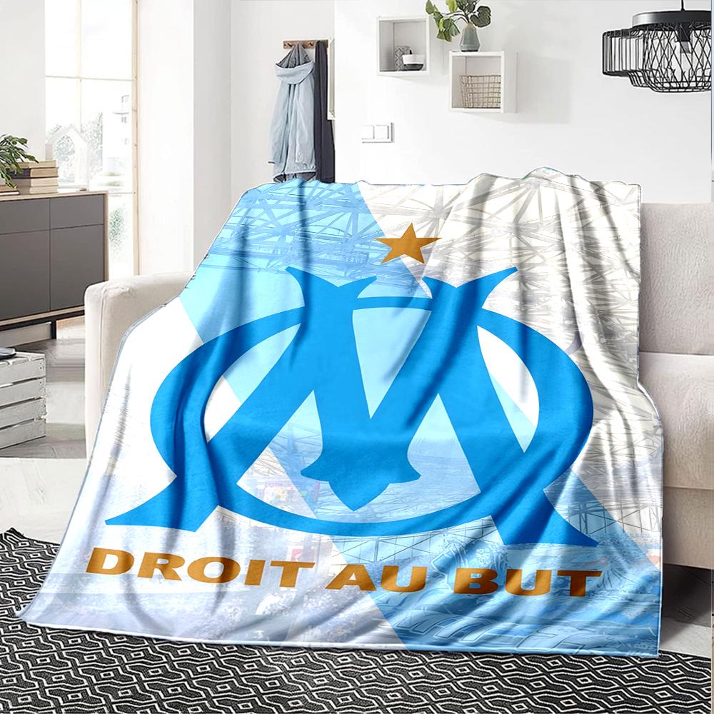 1pc Marseille Blanket, Gift, for Men and Women, Soft Blanket, Good for Sofa Bed Couch Travel, Lightweight Flannel Blanket