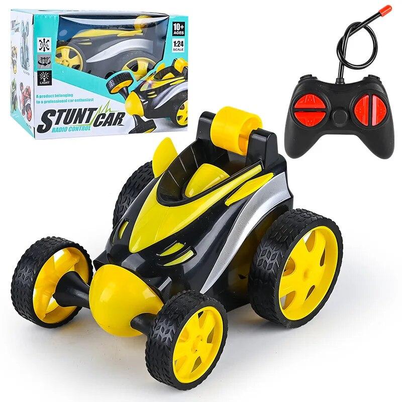 Remote Control Car - Rc Stunt Car for Boy Toys, 360 Degree Rotation Racing Car, Rc Cars Flip and Roll, Stunt Car Toy for Kids