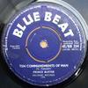 7-дюймовая пластинка PRINCE BUSTER  Ten Commandments Of Man 45BB334 Blue Beat 1965 UK Регги Ска Даб Б/у