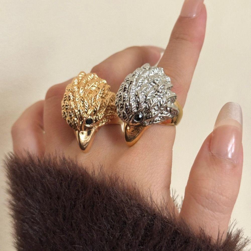 Geometric Eagle Shape Ring Cool Chunky Ring Creative Exaggerated Ring  Gift