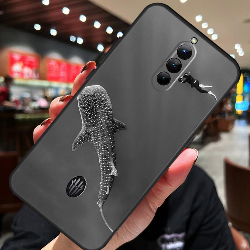 Whale Sharks Fish Case For ZTE Nubia Red Magic 10 Air 7 6S 7S Pro Red Magic 11 10 9 8 8S 9S 10S Pro Plus Cover