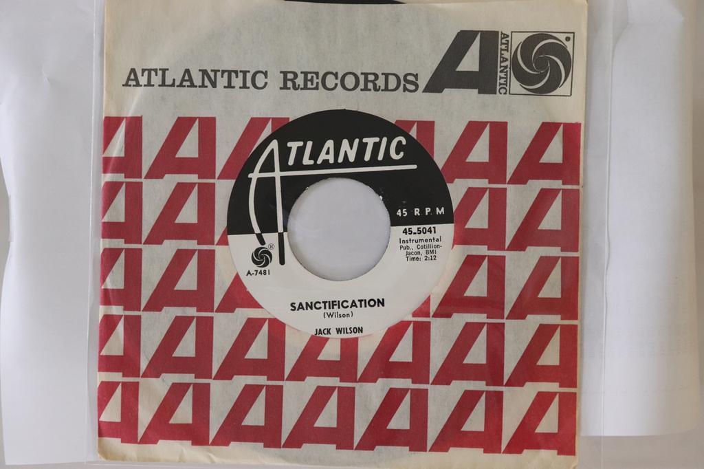 7inch Record JACK WILSON - Sanctification 455041 Atlantic 1964 US Jazz Used
