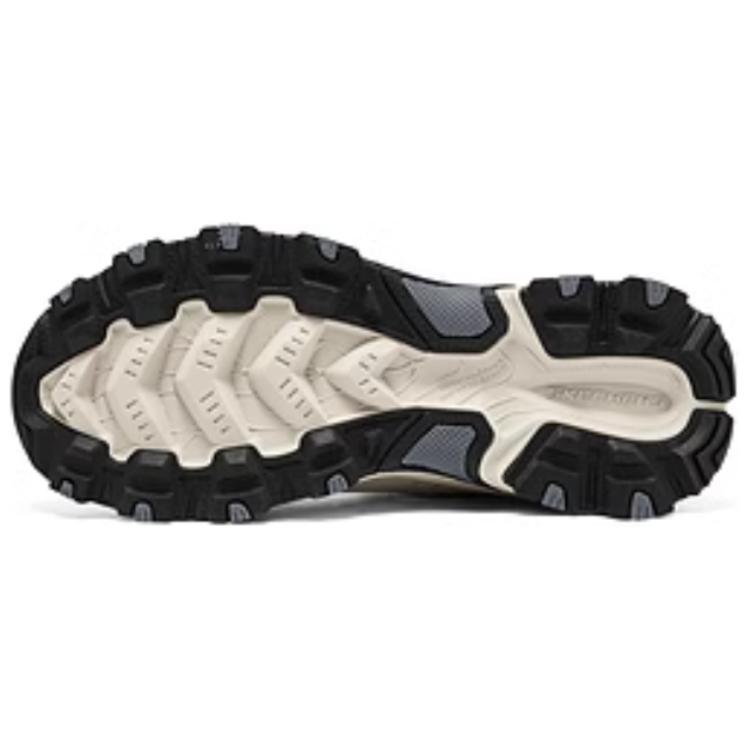 Skechers Stamina At Men Off White Низкие Треккинговые Ботинки Горный Стиль Легкая Амортизация Стабильные Универсальные 237692-NAT