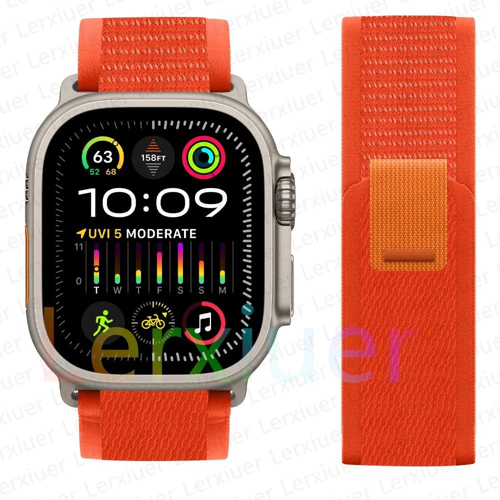 Ремешки для Apple Watch ultra2 ремешок 49мм 46мм 42мм 44мм 40мм 45мм 41мм Trail loop браслет correa iwatch series se 3 7 8 9 10 11