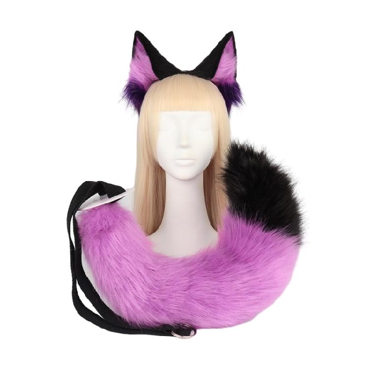 Foxes Cosplay Costume Foxes Ears Tail Halloween Party Foxes Ears Headband Tail