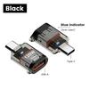 Адаптер USB C на USB 3.0 10 Гбит/с Быстрая зарядка PD 120 Вт Синхронизация данных OTG Конвертер для ноутбука телефона планшета жесткого диска