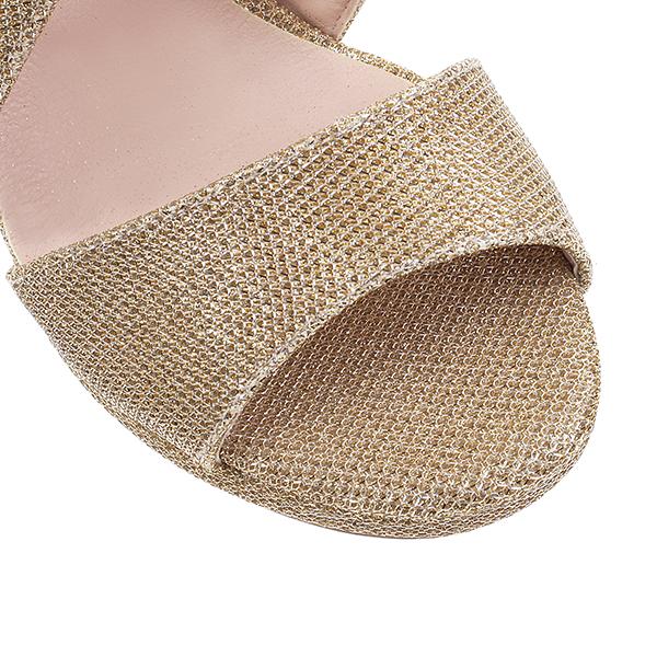 Золотые, серебряные женские босоножки на высоком каблуке, маленький, большой размер 32 46