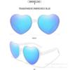 New colorful coated love sunglasses European and American personalized fashion colorful trend party decorative glasses