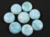 13X13MM натуральный голубой ларимар груша кабошон драгоценный камень россыпью 08 шт. лот 63 карата. RQ-1720