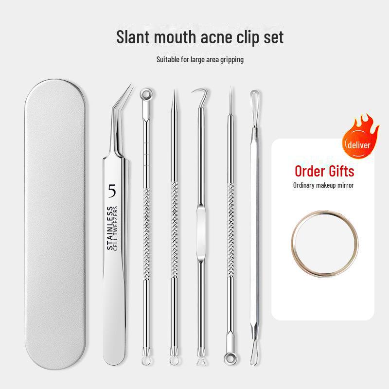 Набор ультратонких игл для лечения акне: Набор пинцетов и инструментов для удаления черных точек