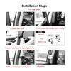 Blind Spot Mirror for Car HD Convex Mirrow Square 360 Adjustable Wide Angle Car Rear View Side Mirror Parking Auxiliary