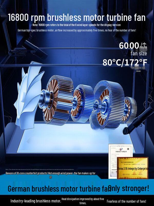 Laptop Cooling Stand with Six Fans