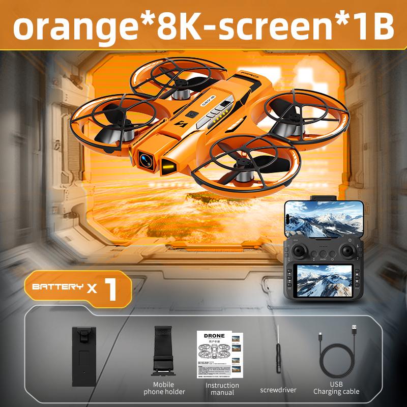 Original A21 Pro Drone Professional FPV 8K HD Dual Camera WiFi 5G Infrared Obstacle Avoidance Brushless Motor Quadcopter Toy with 5.6In Large Screen