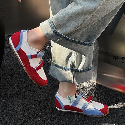 Кожаные туфли Мэри Джейн на липучке, новая женская обувь, полые, с мелким вырезом, повседневные, не утомляющие ноги, повседневные одинарные туфли