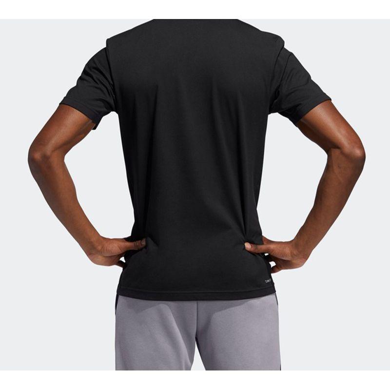 Adidas Мужская спортивная баскетбольная футболка с логотипом Harden с коротким рукавом, черная DX6934