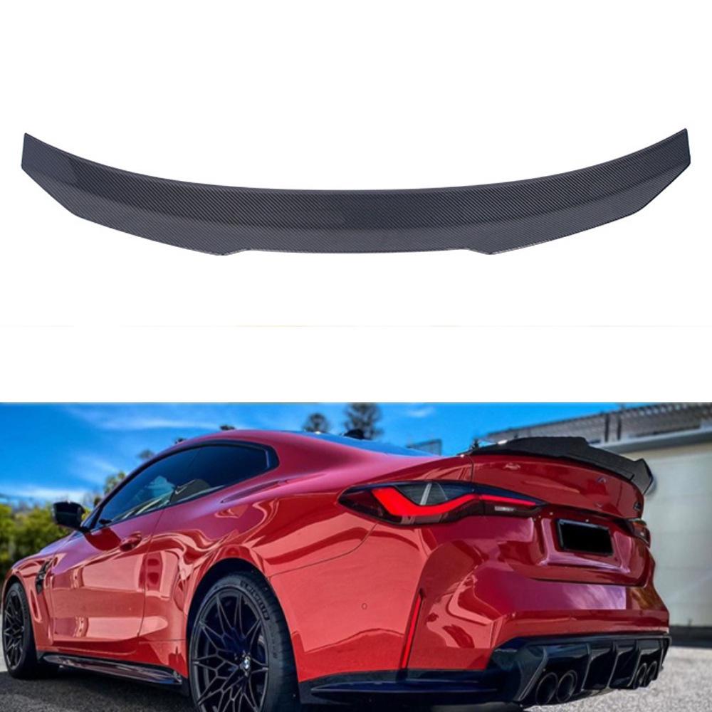 2021 BMW 4 Series G22 PSM Style Rear Spoiler Carbon Fiber Wing