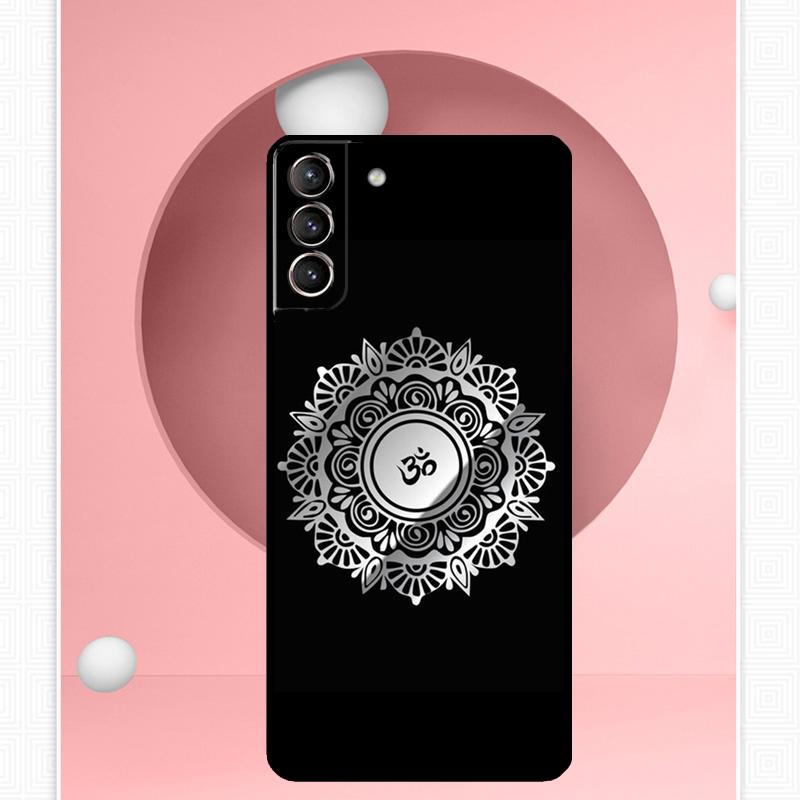 Aum Om Yoga Symbol Fitness Gym Case For Samsung Galaxy S24 Ultra S20 S21 S22 S23 S25 Ultra S9 S10 Plus S25 FE Cover Funda